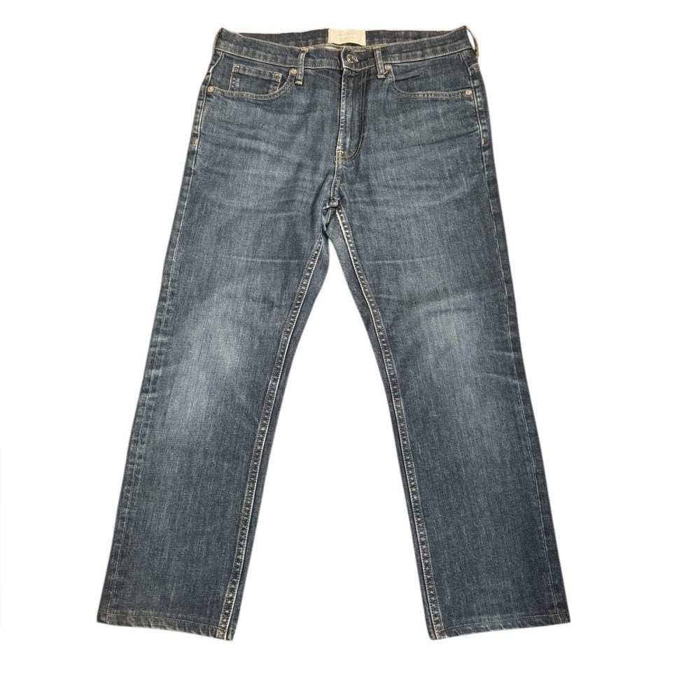 EVERLANE 5 Pocket Dark Wash Stretch Jeans Size 30 X 26 Women Mid Rise Slim Denim - Picture 8 of 14